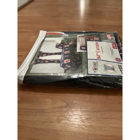 Auburn Tigers Curtain 2-Piece Matching Panel Set 63" 0r 84" Multicolor - Picture 8 of 16